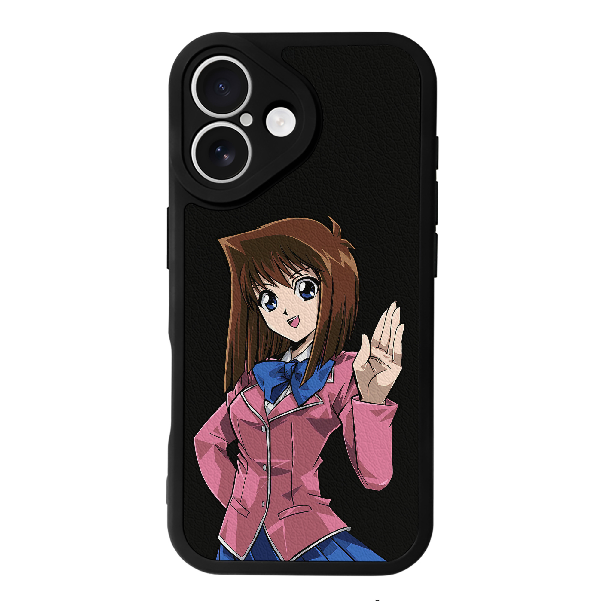 遊☆戯☆王 Yu-Gi-Oh! 【iPhone 16シリーズ対応】シリコンスマホケース（レザー調） 材質：シリコン